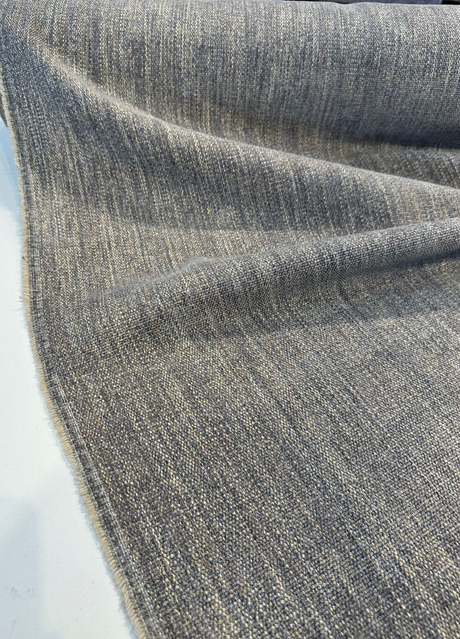 Bolzano Chenille Tweed Upholstery Fabric - Pepper, 56" Width (1 Yard)
