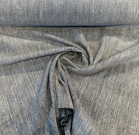 Bolzano Chenille Tweed Upholstery Fabric - Pepper, 56" Width (1 Yard)