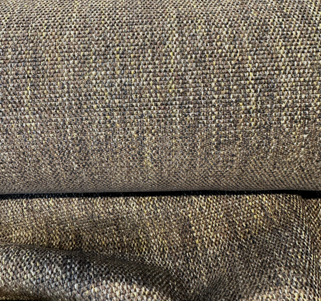Italian Bolzano Harvest Tweed Chenille Brown Upholstery Fabric - Brown Chenille Tweed, 56" Width (1 Yard)