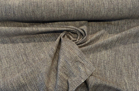 Italian Bolzano Harvest Tweed Chenille Brown Upholstery Fabric - Brown Chenille Tweed, 56" Width (1 Yard)