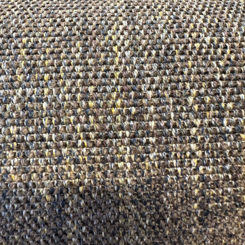 Italian Bolzano Harvest Tweed Chenille Brown Upholstery Fabric - Brown Chenille Tweed, 56" Width (1 Yard)