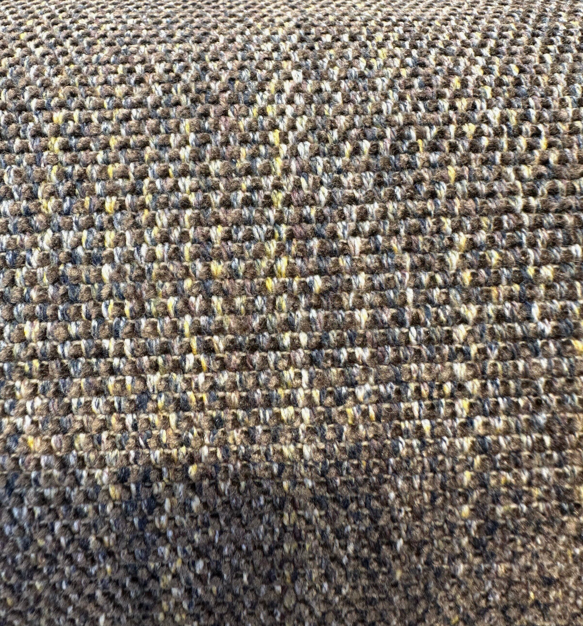 Italian Bolzano Harvest Tweed Chenille Brown Upholstery Fabric - Brown Chenille Tweed, 56" Width (1 Yard)