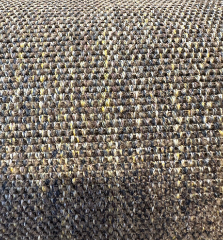 Italian Bolzano Harvest Tweed Chenille Brown Upholstery Fabric - Brown Chenille Tweed, 56" Width (1 Yard)