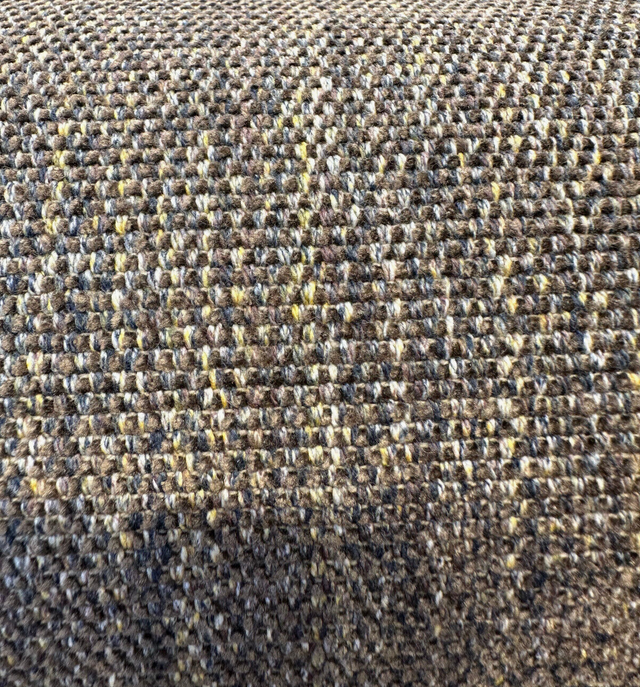 Italian Bolzano Harvest Tweed Chenille Brown Upholstery Fabric - Brown Chenille Tweed, 56" Width (1 Yard)