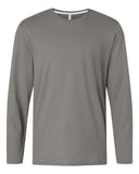 Camiseta para hombre de punto fino de cuello redondo y manga larga