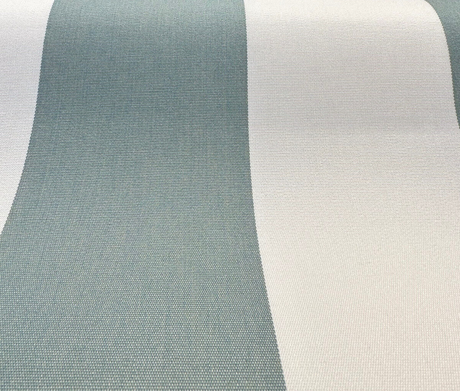 Explorer Sunbrella Acrylic Fabric - Spa Blue Stripe, 54" Width (By The Yard)