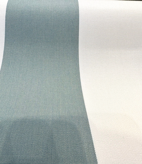 Explorer Sunbrella Acrylic Fabric - Spa Blue Stripe, 54" Width (By The Yard)