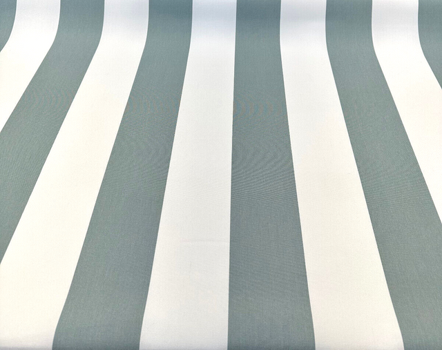 Explorer Sunbrella Acrylic Fabric - Spa Blue Stripe, 54" Width (By The Yard)