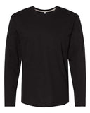 Camiseta para hombre de punto fino de cuello redondo y manga larga