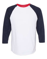 LAT Men's Baseball Fine Jersey Three-Quarter Sleeve Tee
