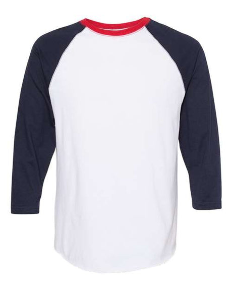 LAT Men's Baseball Fine Jersey Three-Quarter Sleeve Tee