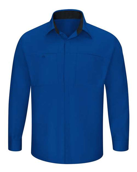 Red Kap Men's Tall Performance Plus Long Sleeve Shirt with OilBlok Technology
