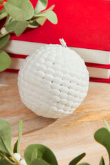 4" Knit Pom Pom Ball Ornament