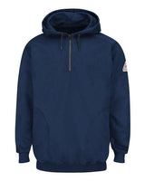 Pullover Hooded Fleece Sweatshirt Quarter-Zip