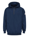 Pullover Hooded Fleece Sweatshirt Quarter-Zip