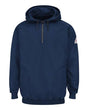 Bulwark Men's Flame Resistant Quarter-Zip Hooded Sweatshirt