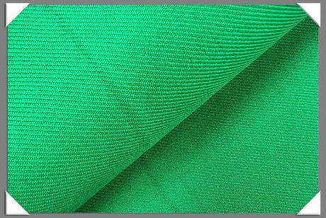 Green Vegan Gabardine Polyester Gabardine Fabric - Green, 60" Width