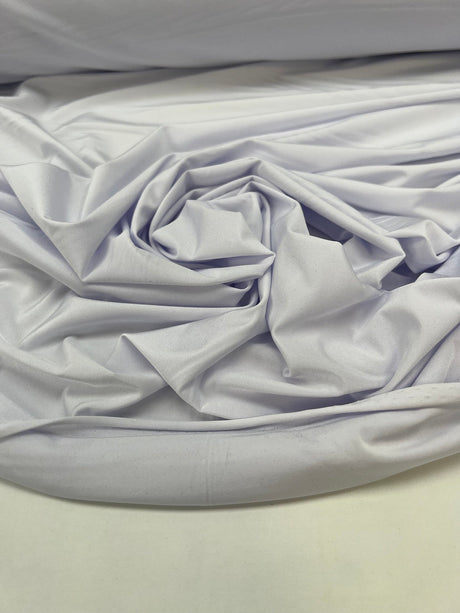 Italian Stretch Knitted Fabric White Purple