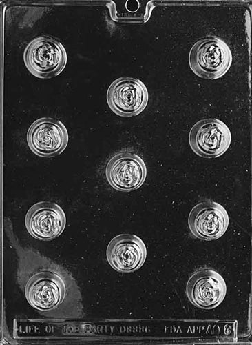 Rose Topped Bonbon Chocolate Mold - LPAO008
