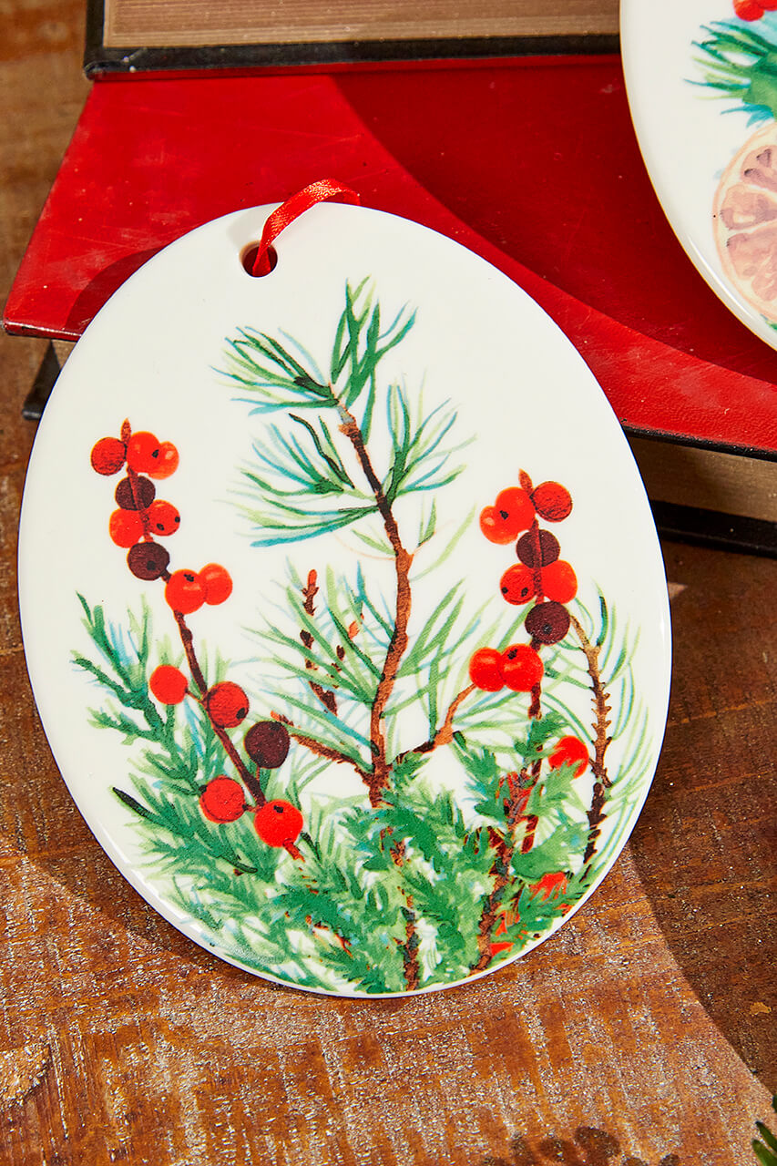 5" Cardinal Ceramic Ornament