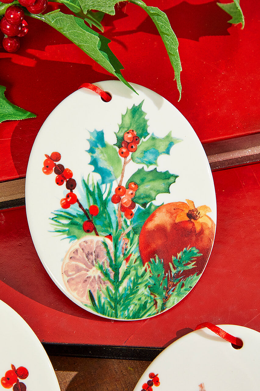 5" Cardinal Ceramic Ornament