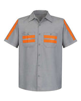 Red Kap Men's Enhanced Visibility Industrial Work Shirt