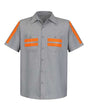 Red Kap Men's Enhanced Visibility Industrial Work Shirt