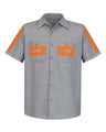 Red Kap Men's Enhanced Visibility Industrial Work Shirt