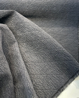 Downtown Iron Quilted Dark Blue Chenille Upholstery Chenille Fabric - Quilted Dark Blue, 52" Width (1 Yard)