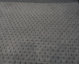 Industry Iron Thick Tufted Quilted Italian Upholstery Fabric - Gray Tufted Quilted, 54" Width (1 Yard)