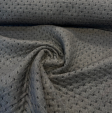 Industry Iron Thick Tufted Quilted Italian Upholstery Fabric - Gray Tufted Quilted, 54" Width (1 Yard)