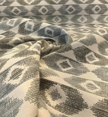 Sunbrella Endeavor Mineral Acrylic Fabric - Green Teal Taupe Blue, 56" Width (1 Yard)