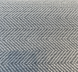Sunbrella Posh Graphite Gray Herringbone Outdoor Fabric - Gray Herringbone, 56" Width (1 Yard)