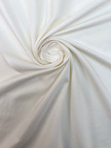 Cotton Plain Weave White Casualwear Fabric