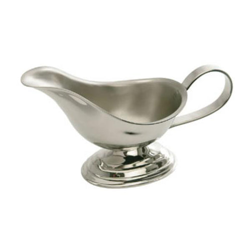 Eastern Tabletop Gravy Boat - 8 oz., Stainless Steel