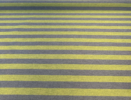 Shout Solution Dyed Acrylic Fabric - Leaf Green Stripe, 54" Width (1 Yard)