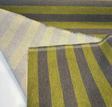 Shout Solution Dyed Acrylic Fabric - Leaf Green Stripe, 54" Width (1 Yard)