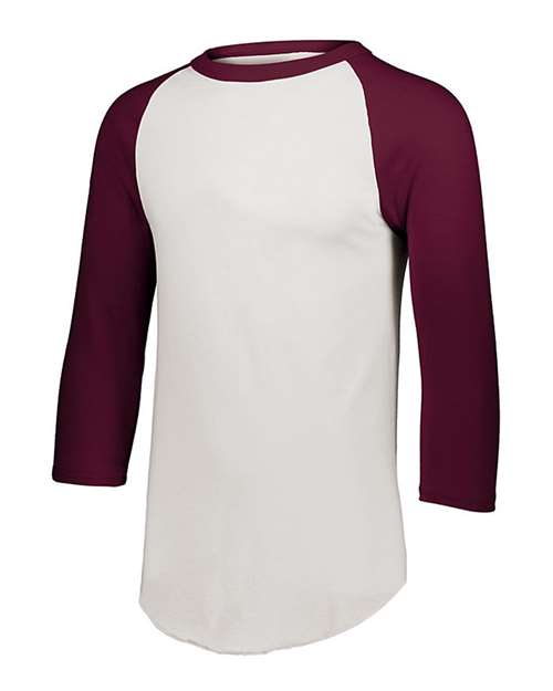 Three-Quarter Raglan Sleeve Baseball Jersey