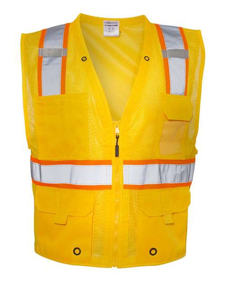 Kishigo Unisex EV Series Enhanced Visibility Multi-Pocket Mesh Vest
