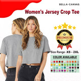 BELLA + CANVAS® Women's Short Sleeve Jersey Crop T-Shirt
