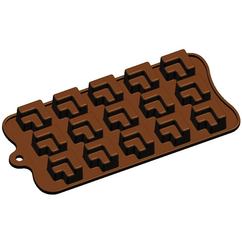 Partitioned Cube Silicone Candy Mold - SCM-011