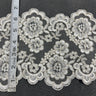 Corded Polyester Lace Trim 6.5" Wide