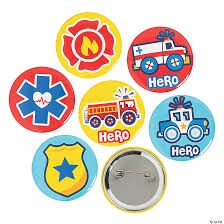 Rescue Heroes Sticker Roll 100 Pieces