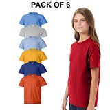 6 Pack: Hanes® Authentic Youth T-Shirt