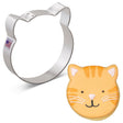 Ann Clark Cat Face Cookie Cutter – 3.5 Inch
