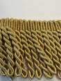 Light Antique Gold Bullion Fringe Trim - Antique Gold, 3" Width (1 Yard)