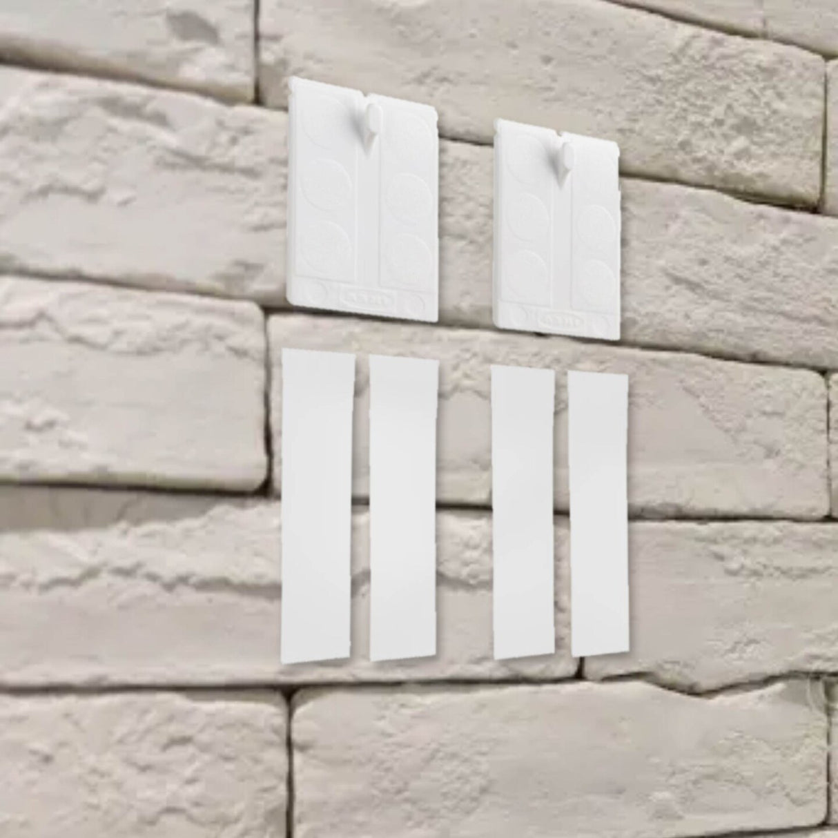 White Adhesive Hook for Frames – No-Drill Wall Hanging Solution