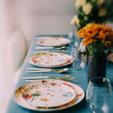 20 Count Elegant 10 Inch Earthtrends Aviv Design Paper Plates for Parties and Special Events