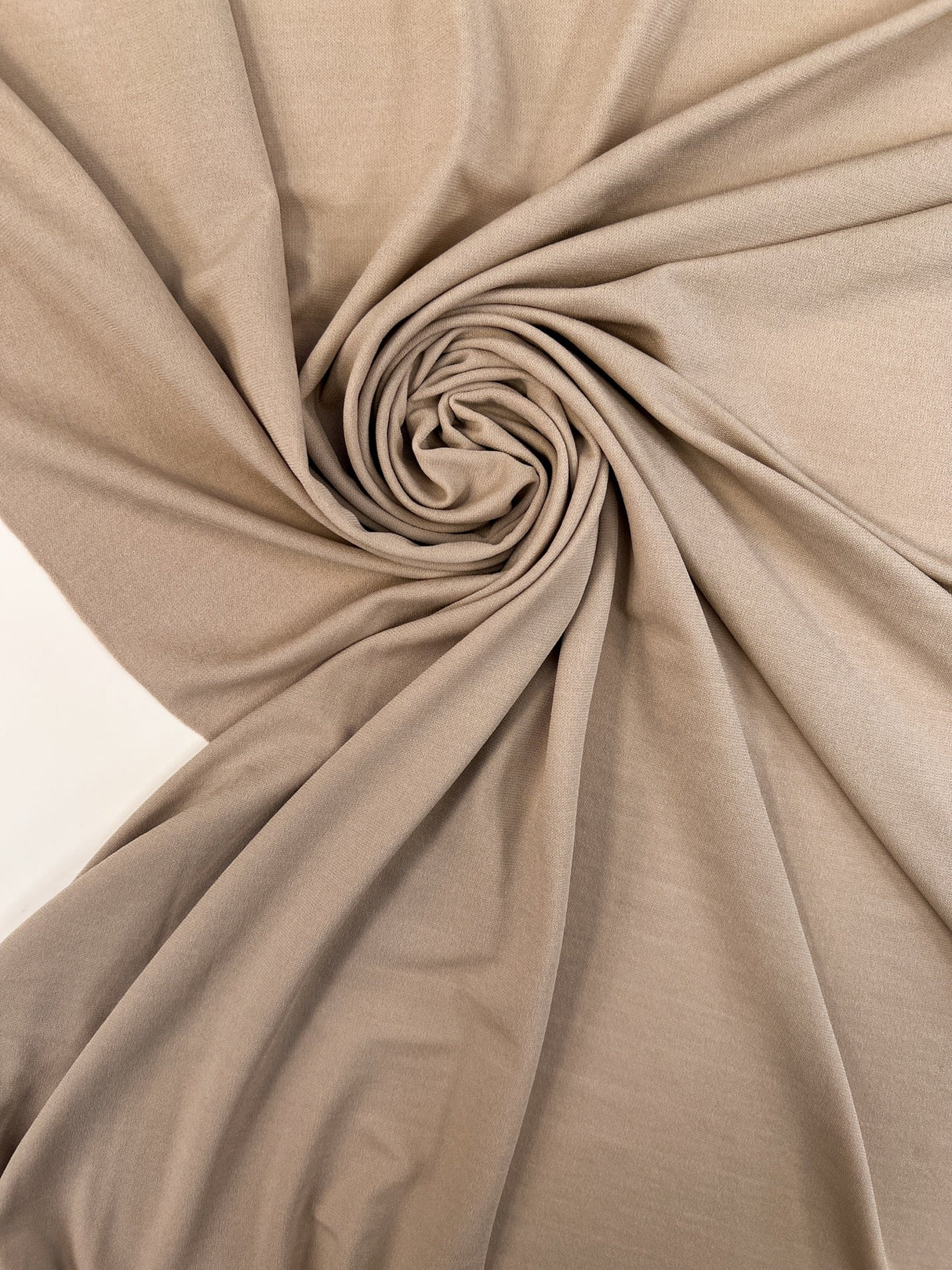 Viscose Knit Stretch Beige Fabric