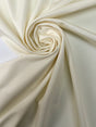 Polyamide Viscose Elastane Knitted Fabric Beige White